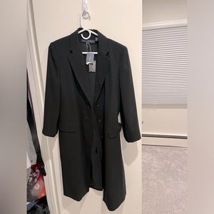French Connection Women’s long blazer- size 10
